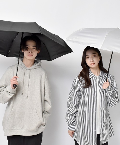 Waterfront(ウォーターフロント)の「【販売終了】全天候対応 折りたたみ傘 55(折りたたみ傘・メンズ・ホワイト/ブラック/ラベンダー/グリーン・FREE)」の16枚目の写真