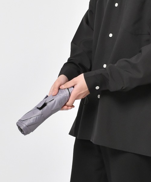 Waterfront(ウォーターフロント)の「【販売終了】全天候対応 折りたたみ傘 55(折りたたみ傘・メンズ・ホワイト/ブラック/ラベンダー/グリーン・FREE)」の17枚目の写真