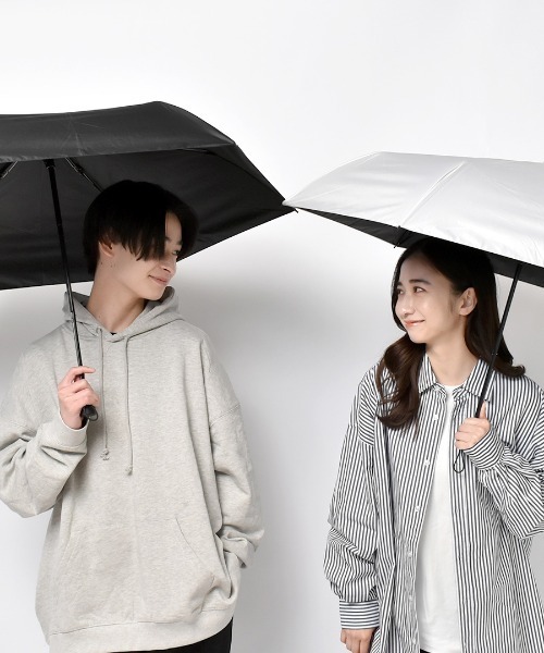 Waterfront(ウォーターフロント)の「【販売終了】全天候対応 折りたたみ傘 55(折りたたみ傘・メンズ・ホワイト/ブラック/ラベンダー/グリーン・FREE)」の13枚目の写真