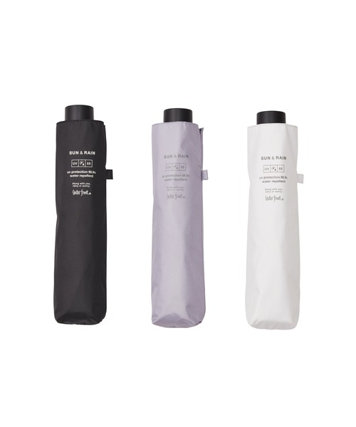 Waterfront(ウォーターフロント)の「【販売終了】全天候対応 折りたたみ傘 55(折りたたみ傘・メンズ・ホワイト/ブラック/ラベンダー/グリーン・FREE)」の22枚目の写真