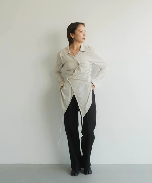 【knuth marf】クヌースマーフ/2way peplum tops 2way peplum tops/3color | KNUTH MARF