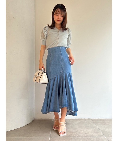 SNIDEL アシメマーメイドスカート　0サイズ SNIDEL（スナイデル）の「【WEB限定サイズあり】Sustainable