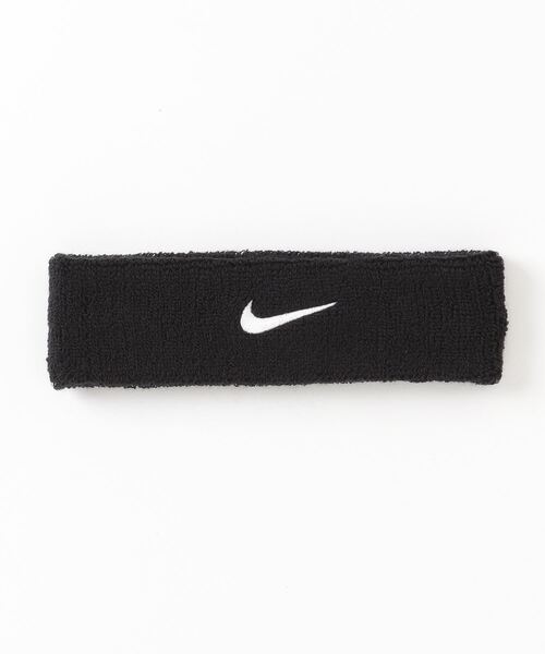 NIKE（ナイキ）の「NIKE/ナイキ ヘッドバンド スウッシュ ロゴ パイル BN2091（ヘアバンド・メンズ・ホワイト×ブラック/ブラック×ホワイト・FREE）」の5枚目の写真