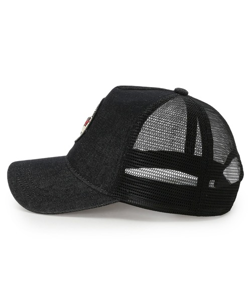 Guess(ゲス)の「GUESS Originals Denim Trucker Hat(キャップ・メンズ・ブラック・ONE SIZE)」の11枚目の写真