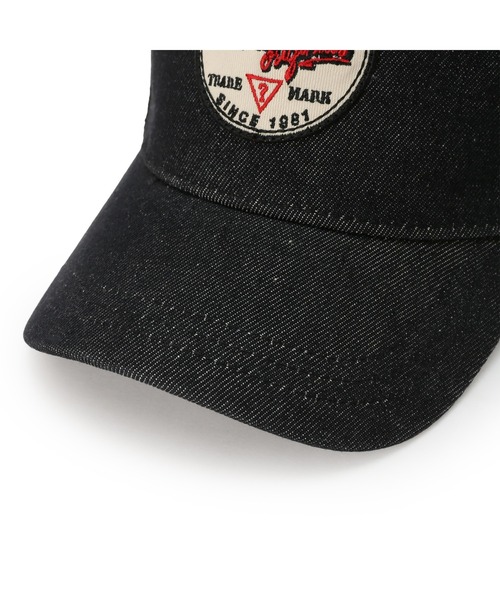 Guess(ゲス)の「GUESS Originals Denim Trucker Hat(キャップ・メンズ・ブラック・ONE SIZE)」の4枚目の写真