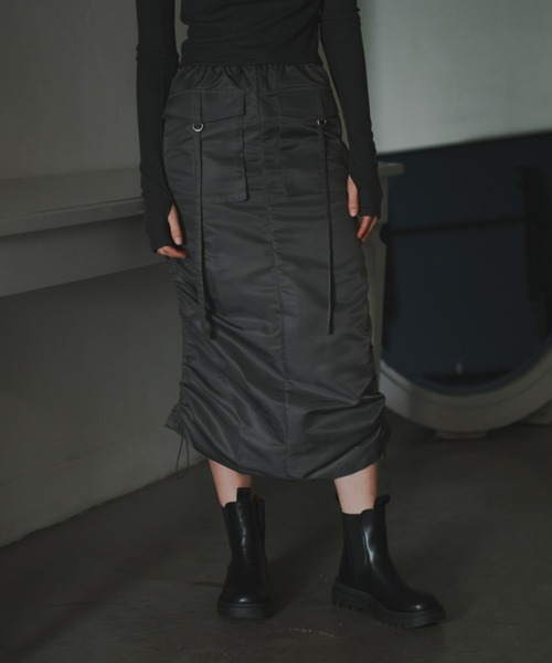 ❣️大大人気　❣️即完売　カフネ　ロングスカート　日本製　ブークレ ❣️大大人気 ❣️即完売 カフネ ロングスカート 日本製 ブークレ