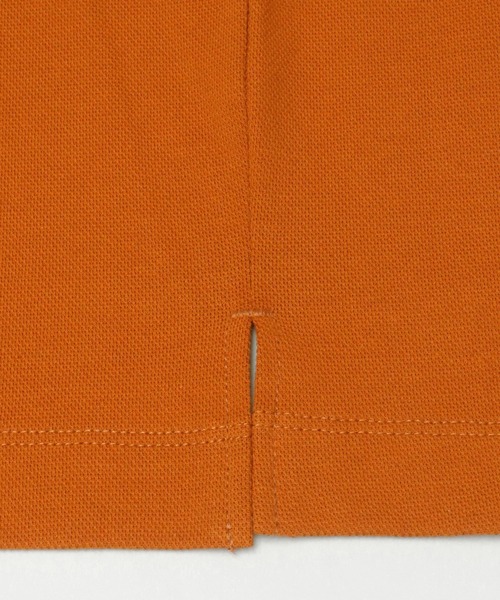 Pitta Re:)(ピッタリ)の「ビズポロ ボタンダウン ラグランデザイン半袖ビジネスポロシャツ(ポロシャツ・メンズ・オレンジ・S/M/L/LL)」の3枚目の写真