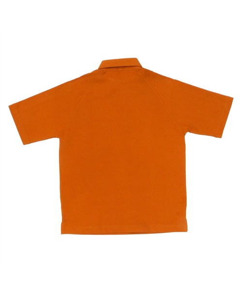 Pitta Re:)(ピッタリ)の「ビズポロ ボタンダウン ラグランデザイン半袖ビジネスポロシャツ(ポロシャツ・メンズ・オレンジ・S/M/L/LL)」の4枚目の写真