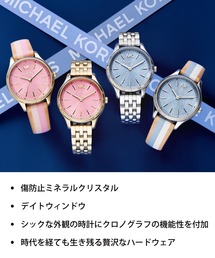 【箱付き】Michael Kors シルバー アナログ時計 MICHAEL KORS 最終 セール品 MENS マイケルコース メンズ 腕時計