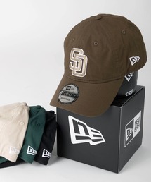 NEW ERA | 【NEW　ERA/ニューエラ】9THIRTY Typewriter タイプライター サンディエゴ・パドレス ミッドロゴ刺繍 キャップ/ブラウン(キャップ)