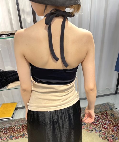 美品　courage クレージュ　トップス クリーニング済【極美品バックロゴ】courage クレージュ