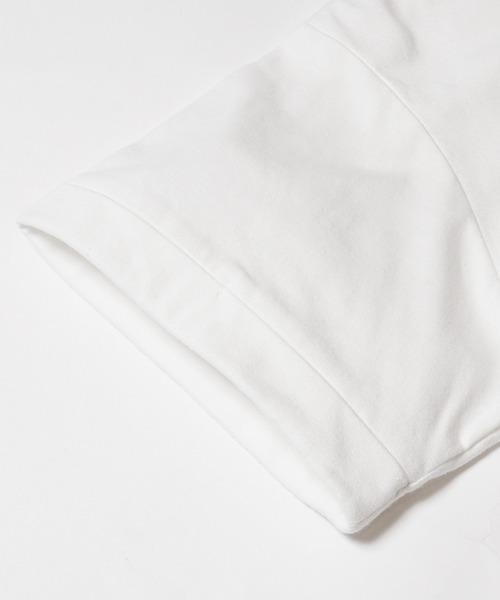 coca(coca)(コカ)の「【WEB限定セール】ロールアップ袖サガラ刺繍Tシャツ(Tシャツ/カットソー・レディース・チャコールグレー/ホワイト/B/C/D/A・M/L)」の9枚目の写真