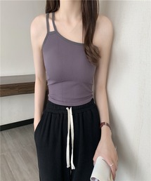 Silly（シリー）の「ダブルストラップワンショルダーキャミ（キャミソール）」