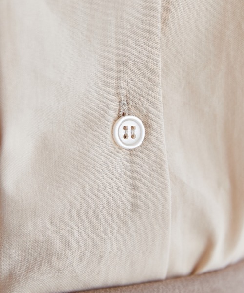 miclat（ミクラ）の「大きいサイズ　ボリュームスリーブシャツ　miclat（シャツ/ブラウス・レディース・ベージュ/ラベンダー・4L/L/5L/LL/3L）」の19枚目の写真