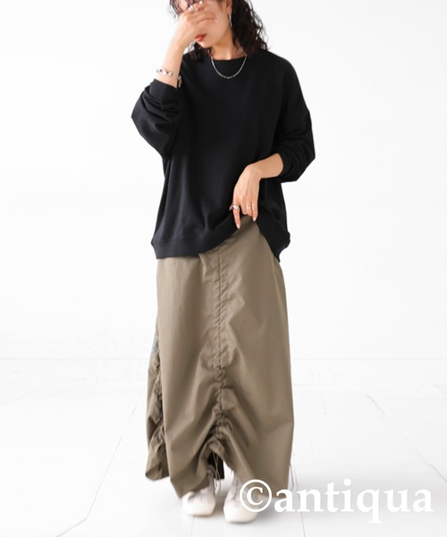 antiqua（アンティカ）の「綿100%ダマスク柄ルームウェア（ルームウェア/パジャマ・レディース・ブラック・FREE）」の11枚目の写真