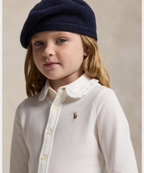 POLO RALPH LAUREN CHILDRENSWEAR（ポロ ラルフ ローレン チルドレンズウェア）の「ニット オックスフォード シャツ（シャツ/ブラウス・キッズ・ホワイト・3/4/6）」の7枚目の写真