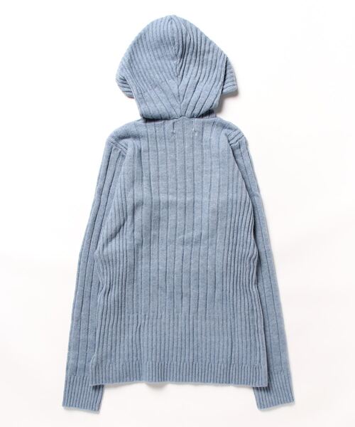 oblekt(オブレクト)の「【Designers】 HOODY RIB KNIT(ニット/セーター・レディース・ブルー/グレー系・FREE)」の14枚目の写真