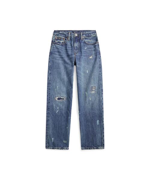 POLO RALPH LAUREN CHILDRENSWEAR(ポロ ラルフ ローレン チルドレンズウェア)の「Lynwood リラックスド ディストレスト ジーンズ(デニムパンツ・キッズ・ブルー・12/20/8/16)」の1枚目の写真