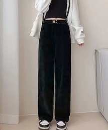 コーデュロイワイドパンツ