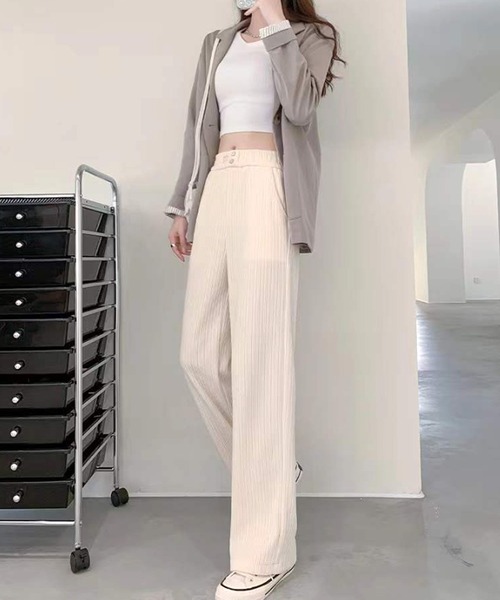 セール】コーデュロイワイドパンツ（その他パンツ）｜Dewlily（デュー