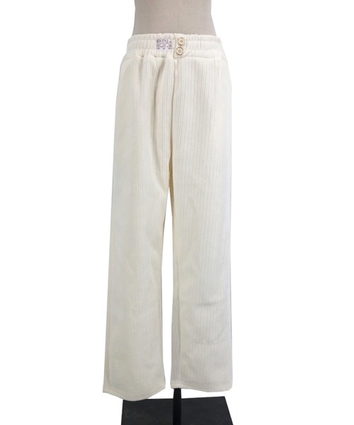 Dewlily(デューリリー)の「コーデュロイワイドパンツ(その他パンツ・レディース・ブラック/ホワイト・M/XL/L)」の16枚目の写真
