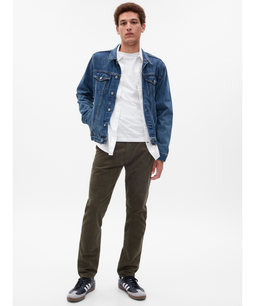 GAP(ギャップ)の「GapFlex ウォッシュウェル コーデュロイ スリムパンツ(その他パンツ・メンズ・ネイビー/グリーン/ベージュ/ブラウン/ブラック・31W 32L/34W 32L/29W 30L/31W 30L/36W 32L/32W 32L/32W 30L/33W 32L/28W 30L/30W 30L)」の7枚目の写真