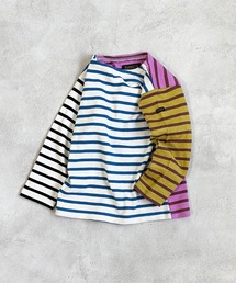 ボーダーボートネックロンT(80~150cm)