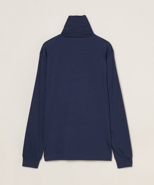 three dots(スリードッツ)の「サンデッドジャージー タートルネック(Tシャツ/カットソー・メンズ・ホワイト/ネイビー/ブラック・MEDIUM/SMALL/LARGE/X-LARGE)」の14枚目の写真