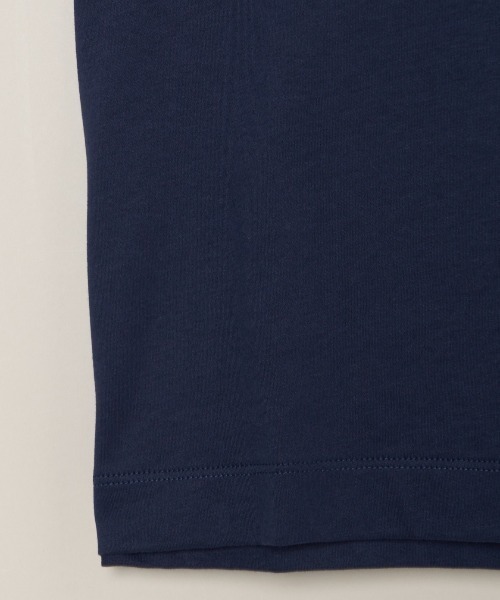 three dots(スリードッツ)の「サンデッドジャージー タートルネック(Tシャツ/カットソー・メンズ・ホワイト/ネイビー/ブラック・MEDIUM/SMALL/LARGE/X-LARGE)」の17枚目の写真