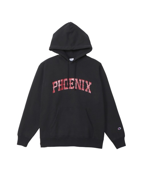 Champion(チャンピオン)の「【Champion/チャンピオン】メンズ メンズカジュアル フーデッドスウェットシャツ(パーカー・メンズ・ブラック/オートミール/ダークグリーン/ネイビー・LARGE/X-LARGE/MEDIUM)」の2枚目の写真