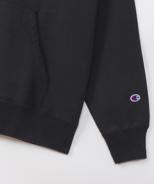Champion(チャンピオン)の「【Champion/チャンピオン】メンズ メンズカジュアル フーデッドスウェットシャツ(パーカー・メンズ・ブラック/オートミール/ダークグリーン/ネイビー・LARGE/X-LARGE/MEDIUM)」の8枚目の写真