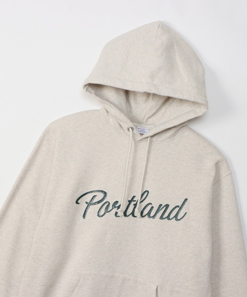 Champion(チャンピオン)の「【Champion/チャンピオン】メンズ メンズカジュアル フーデッドスウェットシャツ(パーカー・メンズ・ブラック/オートミール/ダークグリーン/ネイビー・LARGE/X-LARGE/MEDIUM)」の15枚目の写真