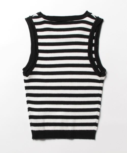 【セール】【tageechita】ウール混クルーネックロールエッジタンクトップ（タンクトップ）｜tageechita（タジチタ）