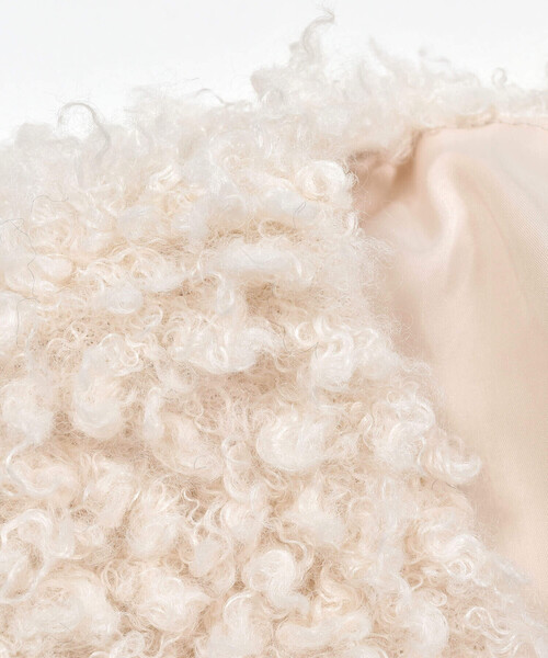 ZIDDY(ジディ)の「プードルファーベスト(130~160cm)(ベスト・キッズ・ブラック/オフホワイト・130cm/140cm/160cm/150cm)」の12枚目の写真