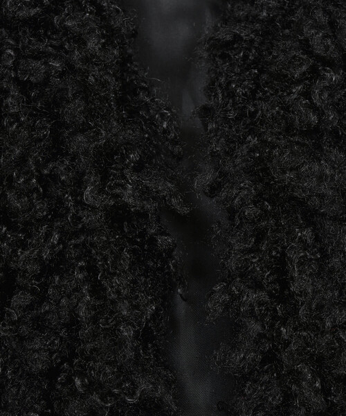 ZIDDY(ジディ)の「プードルファーベスト(130~160cm)(ベスト・キッズ・ブラック/オフホワイト・130cm/140cm/160cm/150cm)」の21枚目の写真