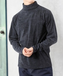 TopIsm | カチオン染めフリースタートルネックカットソー(ニット/セーター)