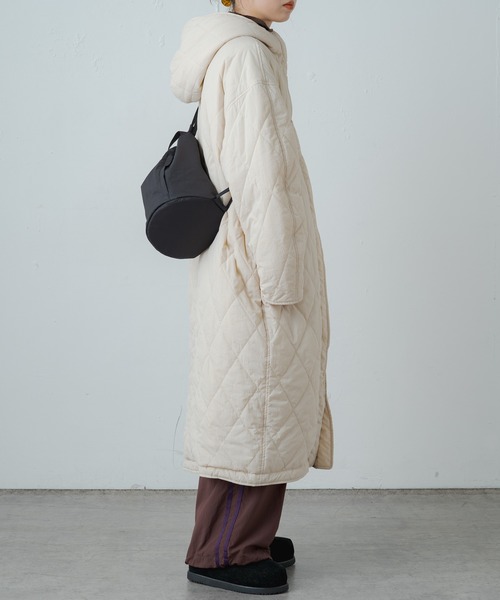 earthy（アーシー）の「レザーナイロンショルダーBAG（ショルダーバッグ・レディース・ブラック/ブラウン・ONE SIZE）」の6枚目の写真