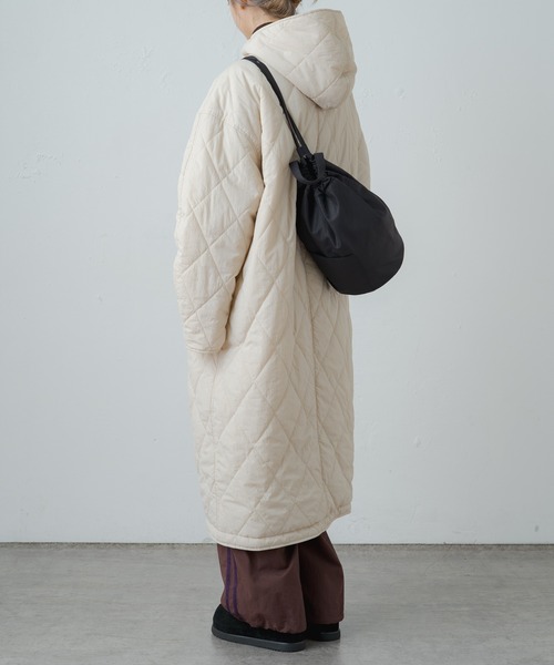 earthy（アーシー）の「レザーナイロンショルダーBAG（ショルダーバッグ・レディース・ブラック/ブラウン・ONE SIZE）」の7枚目の写真