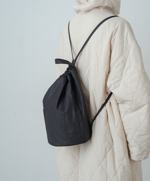 earthy（アーシー）の「レザーナイロンショルダーBAG（ショルダーバッグ・レディース・ブラック/ブラウン・ONE SIZE）」の12枚目の写真