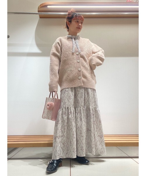 FURFUR（ファーファー）の「フラワーブーケプリントワンピース