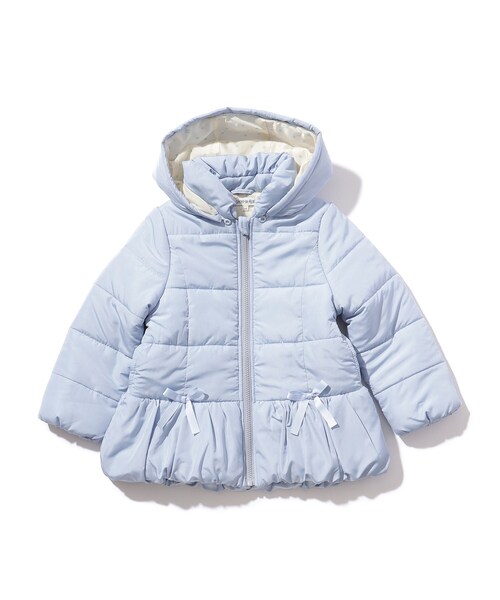 SHOO・LA・RUE(シューラルー)の「◆【110-140cm/撥水】GIRLS中綿2WAYブルゾン(その他アウター・キッズ・ライトパープル/サックスブルー・14/12/11/13)」の3枚目の写真
