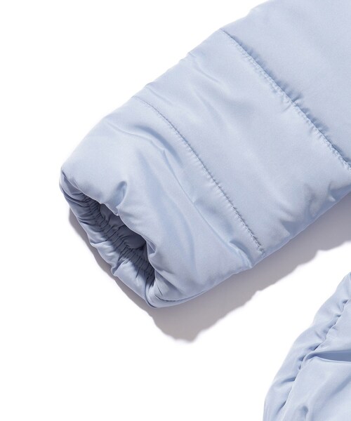 SHOO・LA・RUE(シューラルー)の「◆【110-140cm/撥水】GIRLS中綿2WAYブルゾン(その他アウター・キッズ・ライトパープル/サックスブルー・14/12/11/13)」の6枚目の写真