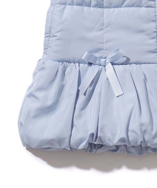 SHOO・LA・RUE(シューラルー)の「◆【110-140cm/撥水】GIRLS中綿2WAYブルゾン(その他アウター・キッズ・ライトパープル/サックスブルー・14/12/11/13)」の8枚目の写真