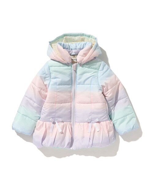 SHOO・LA・RUE(シューラルー)の「◆【110-140cm/撥水】GIRLS中綿2WAYブルゾン(その他アウター・キッズ・ライトパープル/サックスブルー・14/12/11/13)」の13枚目の写真