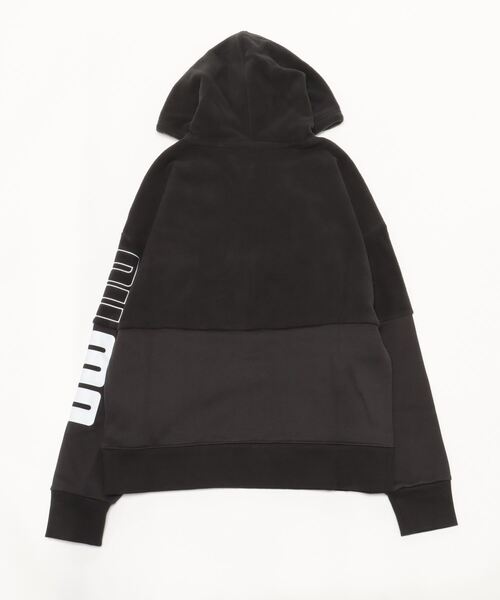 PUMA(プーマ)の「プーマ PUMA PUMA POWER ウィンタライズド ハイネック フー_フリース素材フーディースウェット(スウェット・レディース・オフホワイト/ダークグリーン/ブラック・M/XL/L/S)」の4枚目の写真