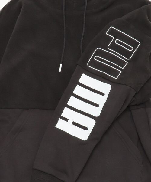PUMA(プーマ)の「プーマ PUMA PUMA POWER ウィンタライズド ハイネック フー_フリース素材フーディースウェット(スウェット・レディース・オフホワイト/ダークグリーン/ブラック・M/XL/L/S)」の5枚目の写真