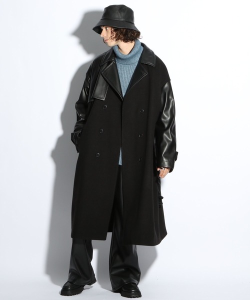 HARE(ハレ)の「シルキータッチアゼニットタートルニット(HARE)(ニット/セーター・メンズ・ブルー/グレー/ブラック/パープル・MEDIUM/SMALL)」の10枚目の写真