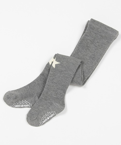 petit main（プティマイン）の「アソートパターンタイツ（タイツ/ストッキング・キッズ・マルチ/ブラック/ライトベージュ/アイボリー/グレー・90cm/110cm/130cm/100cm/120cm）」の5枚目の写真