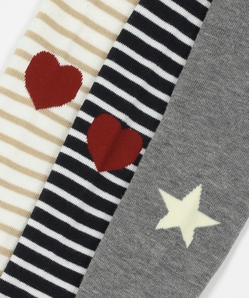 petit main（プティマイン）の「アソートパターンタイツ（タイツ/ストッキング・キッズ・マルチ/ブラック/ライトベージュ/アイボリー/グレー・90cm/110cm/130cm/100cm/120cm）」の8枚目の写真