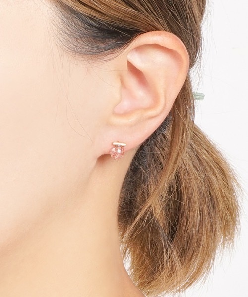 itam(アイタム)の「【itam】アイタム/ 天然石ピアス(ピアス(両耳用)・レディース・ホワイト/ベージュ/パープル/グレー/ピンク/イエロー/ライトピンク/ライトブルーグレー・FREE)」の13枚目の写真